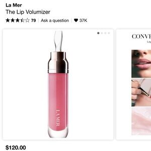 La Mer Lip Volumizer, Lip Gloss, Lip Moisturizer, 30 Sheer Pink, BNIB